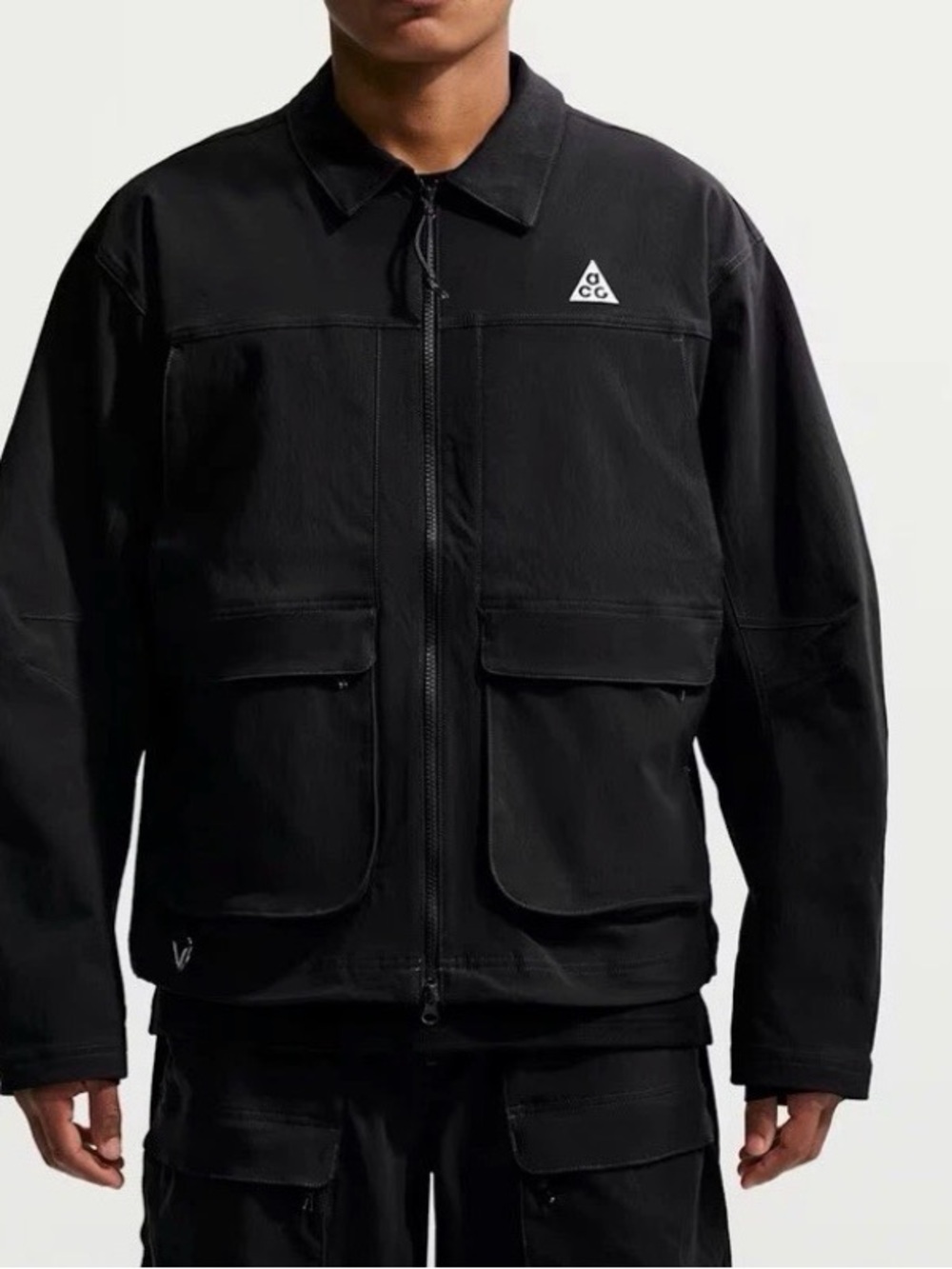 Nike ACG Black Smith Summit Jacket with Zip Front